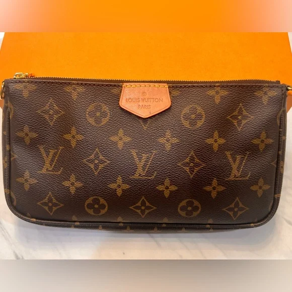 ❤️‍🔥Louis Vuitton ❤️‍🔥Brown Monogram Women's Pouchette